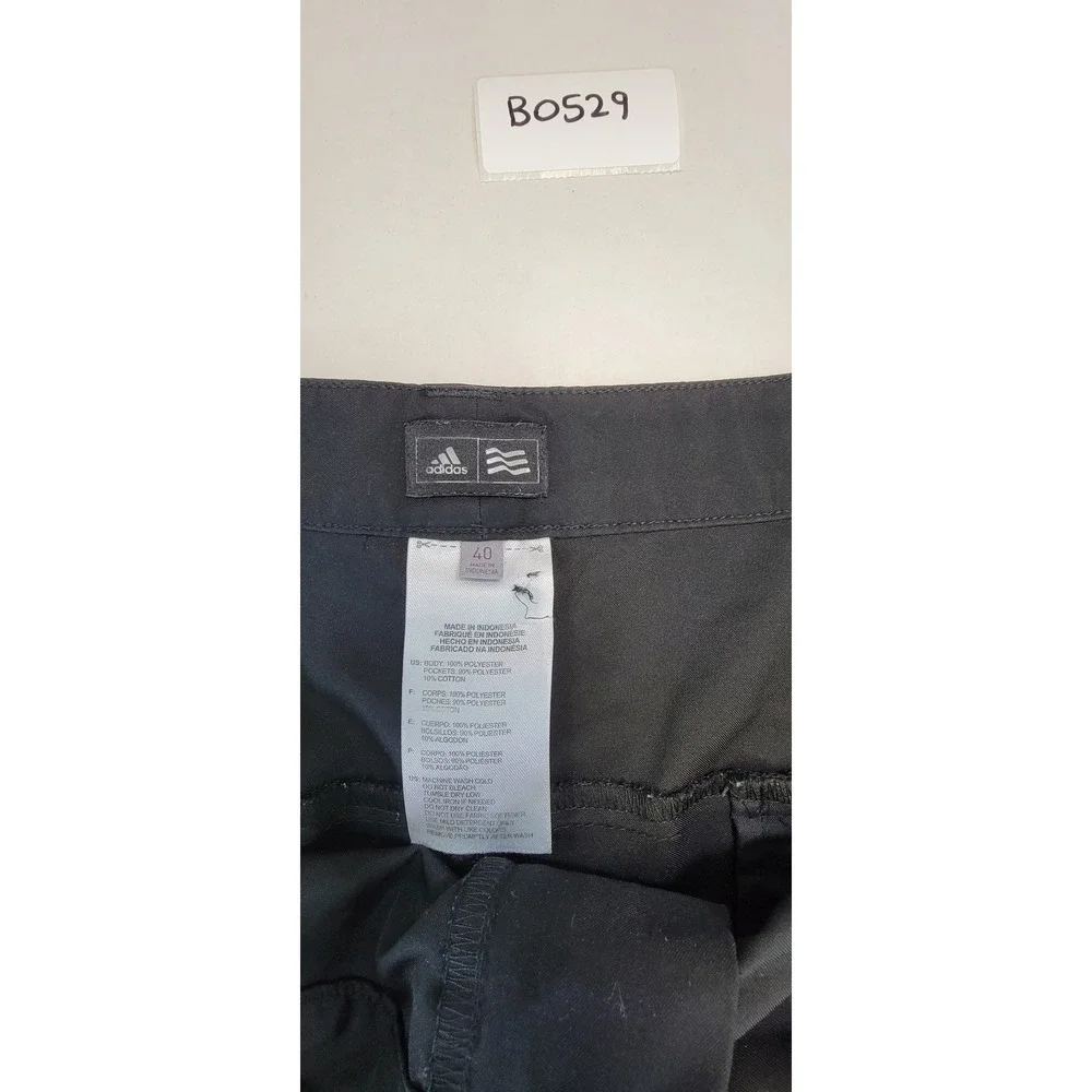 Adidas Men's‎ Black Golf Shorts Size 40 Flat Front Athletic Performance